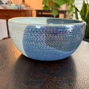 Artisan Pottery Bowl signed